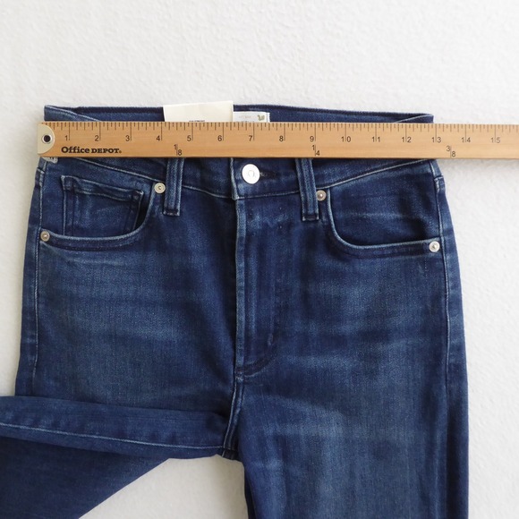 Citizens of Humanity Caia Straight Leg Jeans Regency Wash Size 25 Dark Blue - Picture 4 of 10